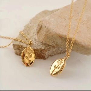 18k Gold Plated waterproof stainless steel new pendant necklace
